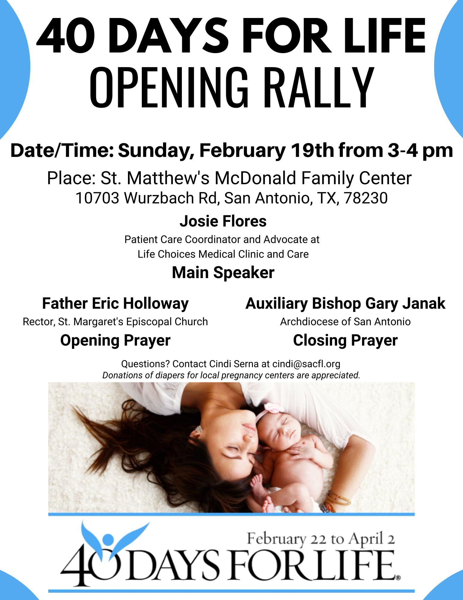 40 Dfl Opening Rally Flyer