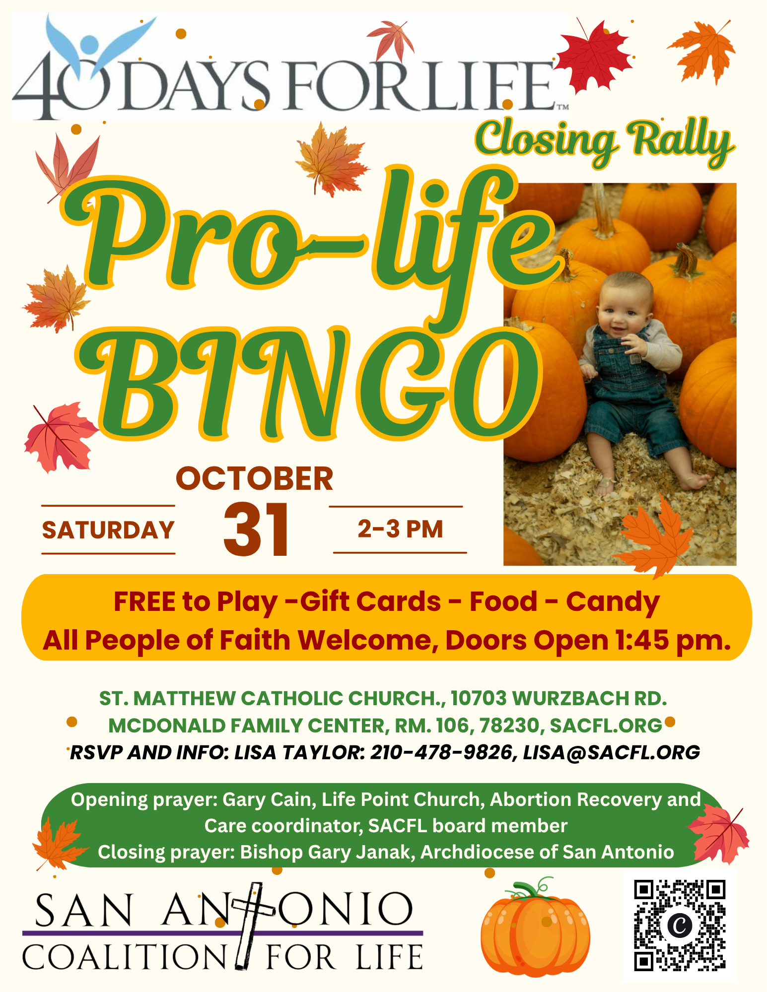 40 Days for Life Closing Rally