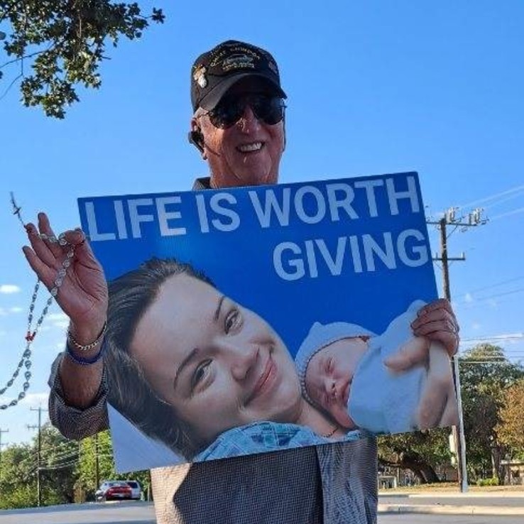 Blue Baseball Hat - 40 Days for Life